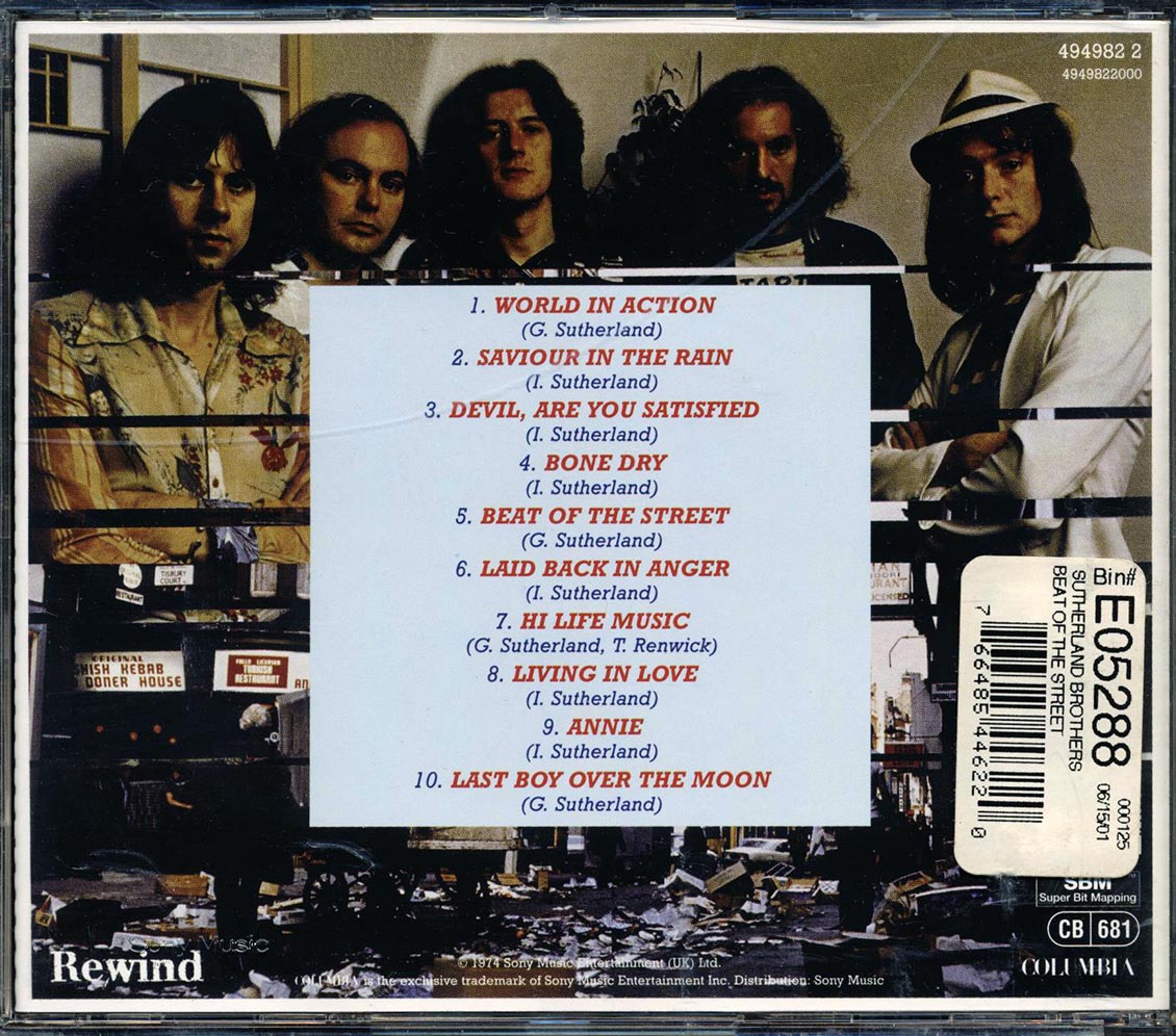 Sutherland Brothers & Quiver - Beat Of The Street - CD, CD