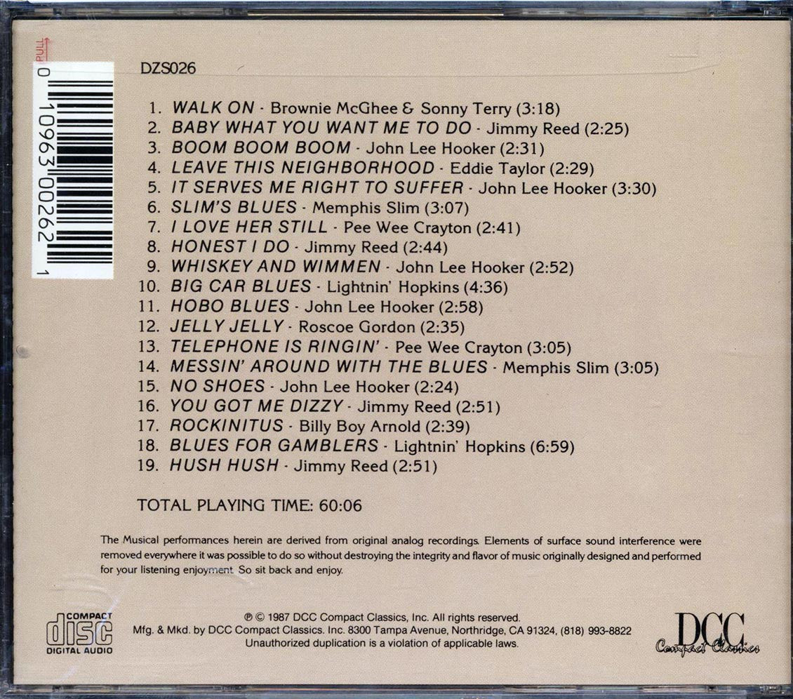 John Lee Hooker, Sonny Terry, Brownie McGhee, Jimmy Reed, Etc. - The Real Blues Brothers (marked/ltd stock) - CD, CD