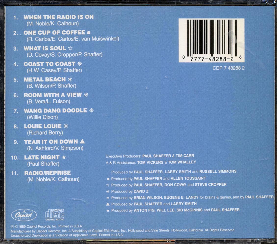 Paul Shaffer - Coast To Coast - CD, CD