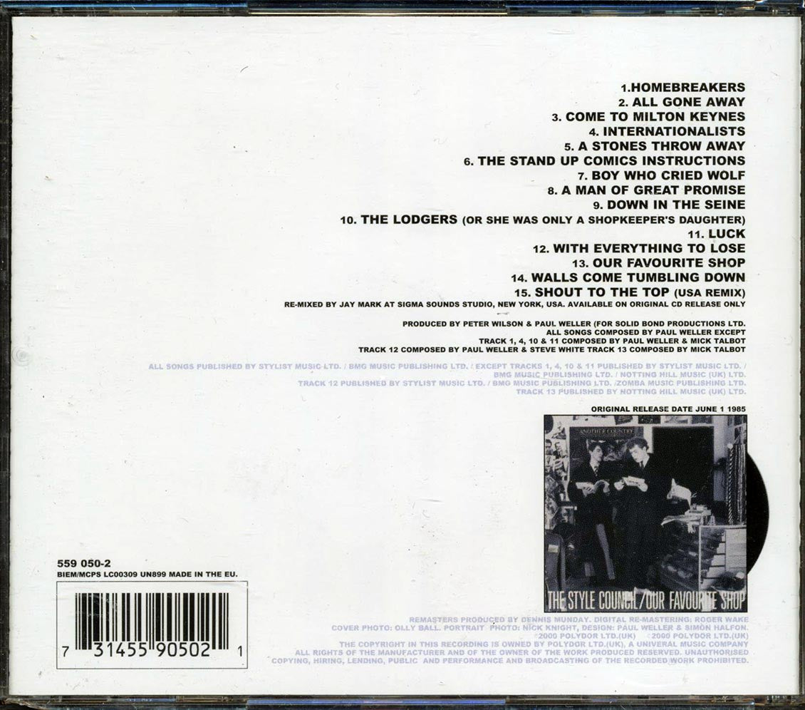 The Style Council - Our Favourite Shop - CD, CD