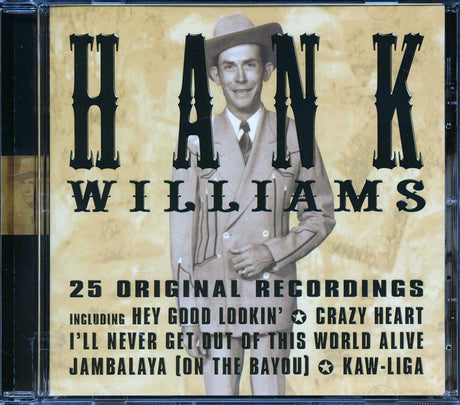 Hank Williams - 25 Original Recordings (25 tracks) - CD, CD