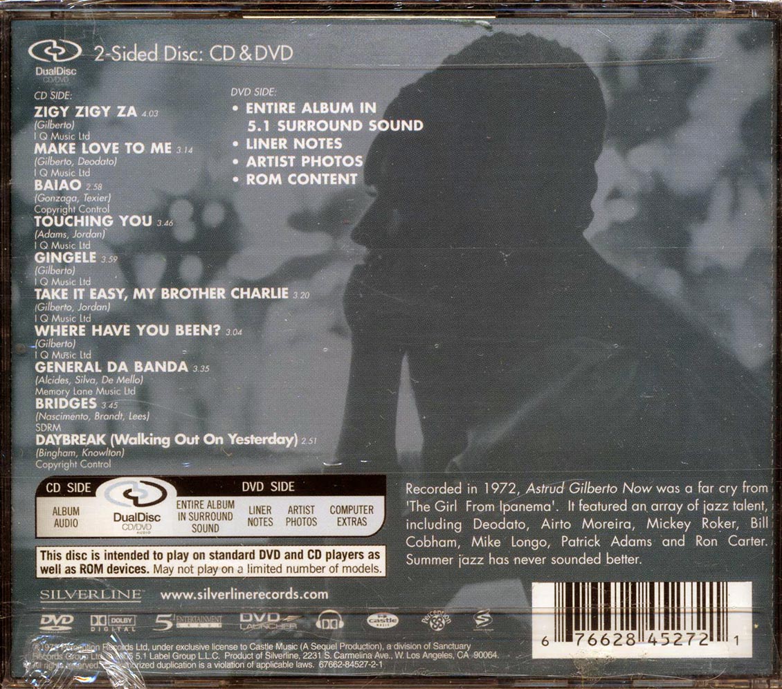Astrud Gilberto - Now (CD/DVD dualdisc) - CD, CD