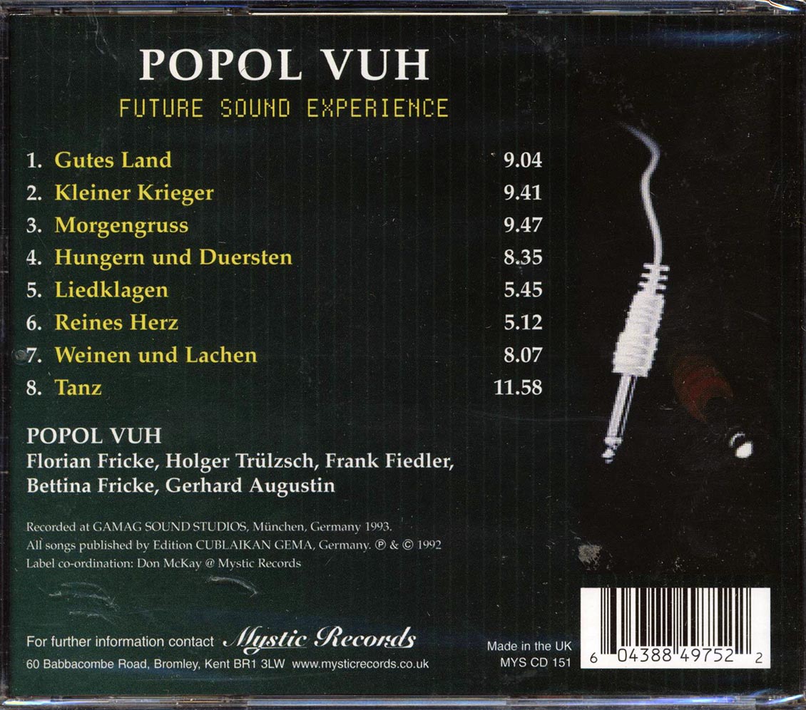 Popol Vuh - Future Sound Experience - CD, CD