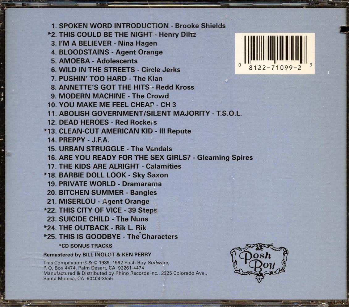 Brooke Shields, Henry Diltz, The Klan, Nina Hagen, Etc. - The Best Of Rodney On The Roq (marked/ltd stock) - CD, CD