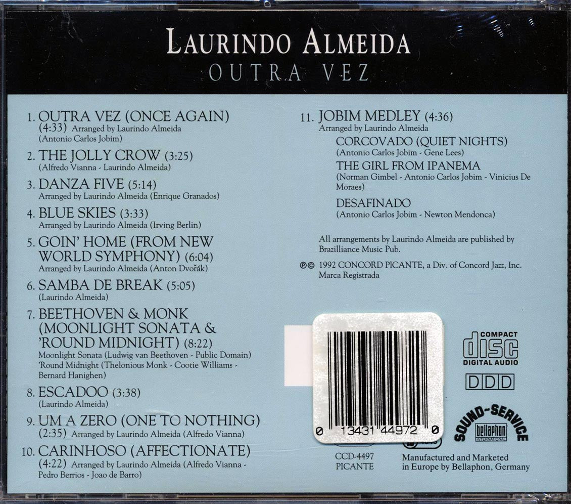 Laurindo Almeida - Outra Vez: Once Again - CD, CD