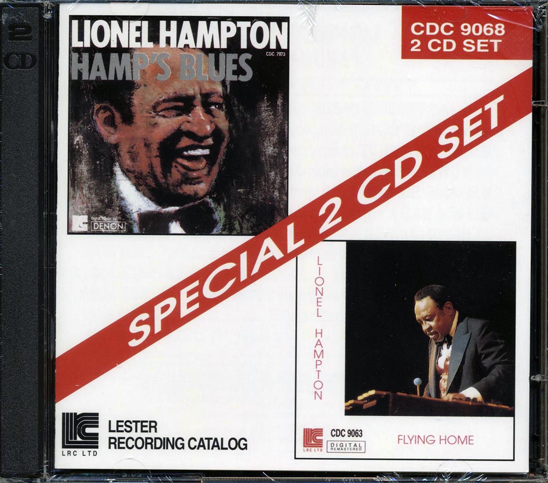 Lionel Hampton - Hamp's Blues + Flying Home (2 albums on 2 CDs) (21 tracks) (2xCD) - CD
