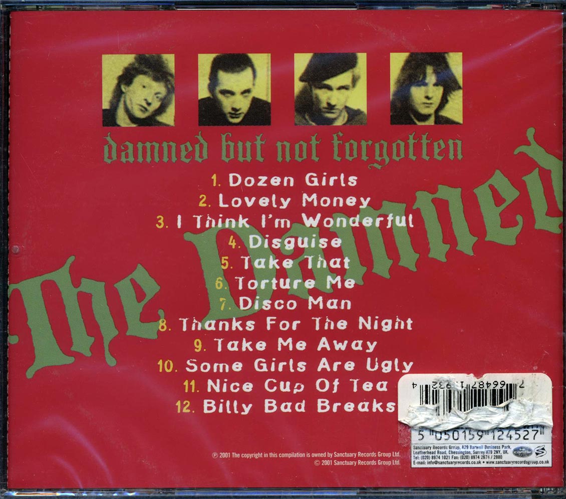 The Damned - Damned But Not Forgotten - CD, CD