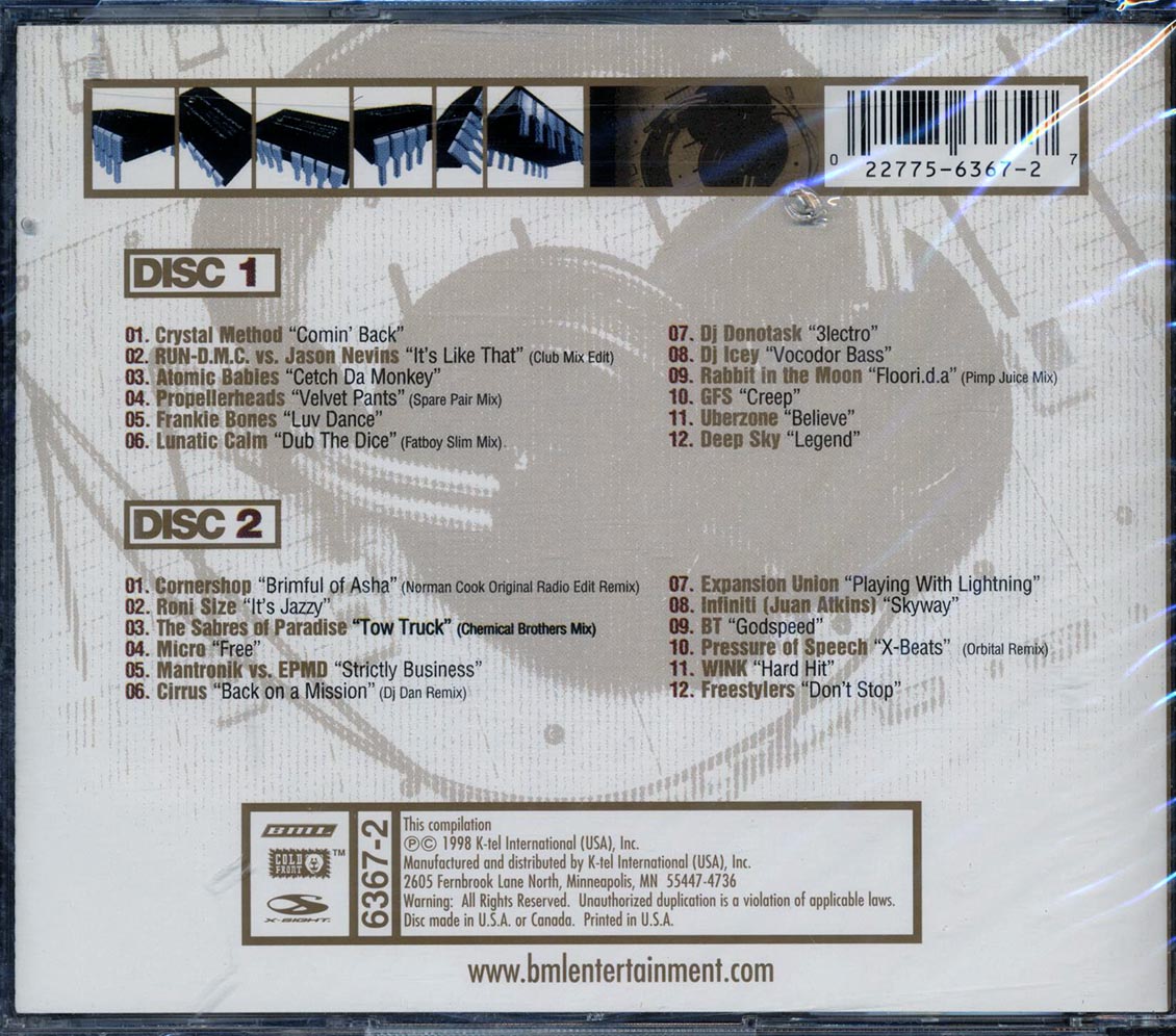 Atomic Babies, Run-DMC, The Crystal Method, Etc. - Digital Empire 2: The Aftermath (24 tracks) (2xCD) (marked/ltd stock) - CD, CD