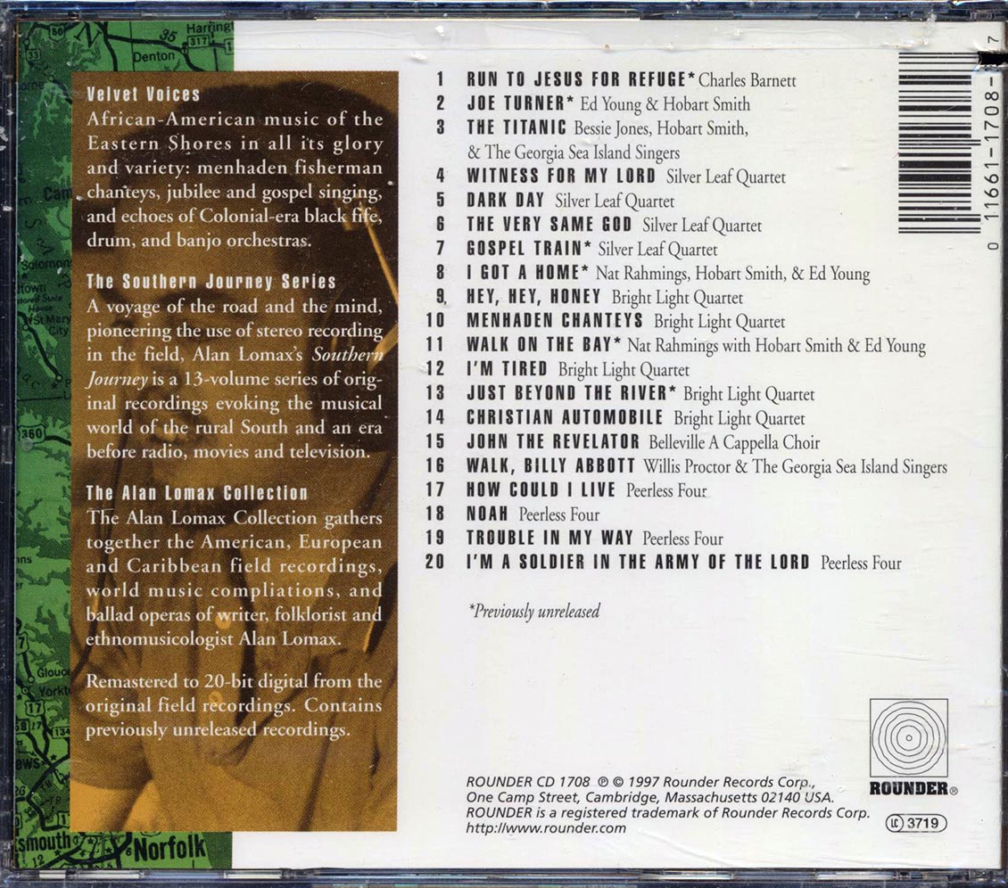 Charles Barnett, Ed Young, Silver Leaf Quartet, Hobart Smith, Etc. - Southern Journey Volume 8 (marked/ltd stock) - CD, CD