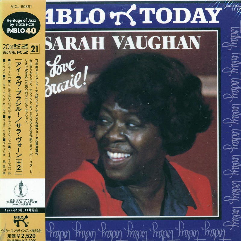 Sarah Vaughan - I Love Brazil (Japan) (ltd. ed.) (deluxe mini-LP slipsleeve edition) (remastered) (20-bit mastering) - CD