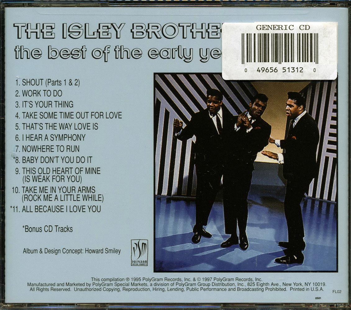 The Isley Brothers - The Best Of The Early Years - CD, CD