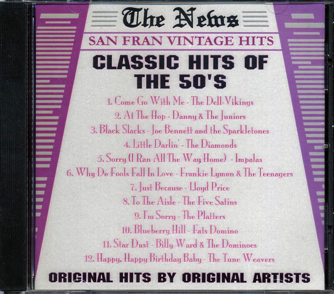 The Dell-Vikings, Danny & The Juniors, The Diamonds, Etc. - Classic Hits Of The 50's - CD
