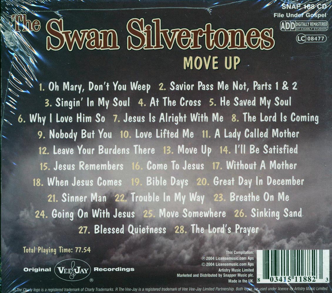 The Swan Silvertones - Move Up (28 tracks) - CD, CD