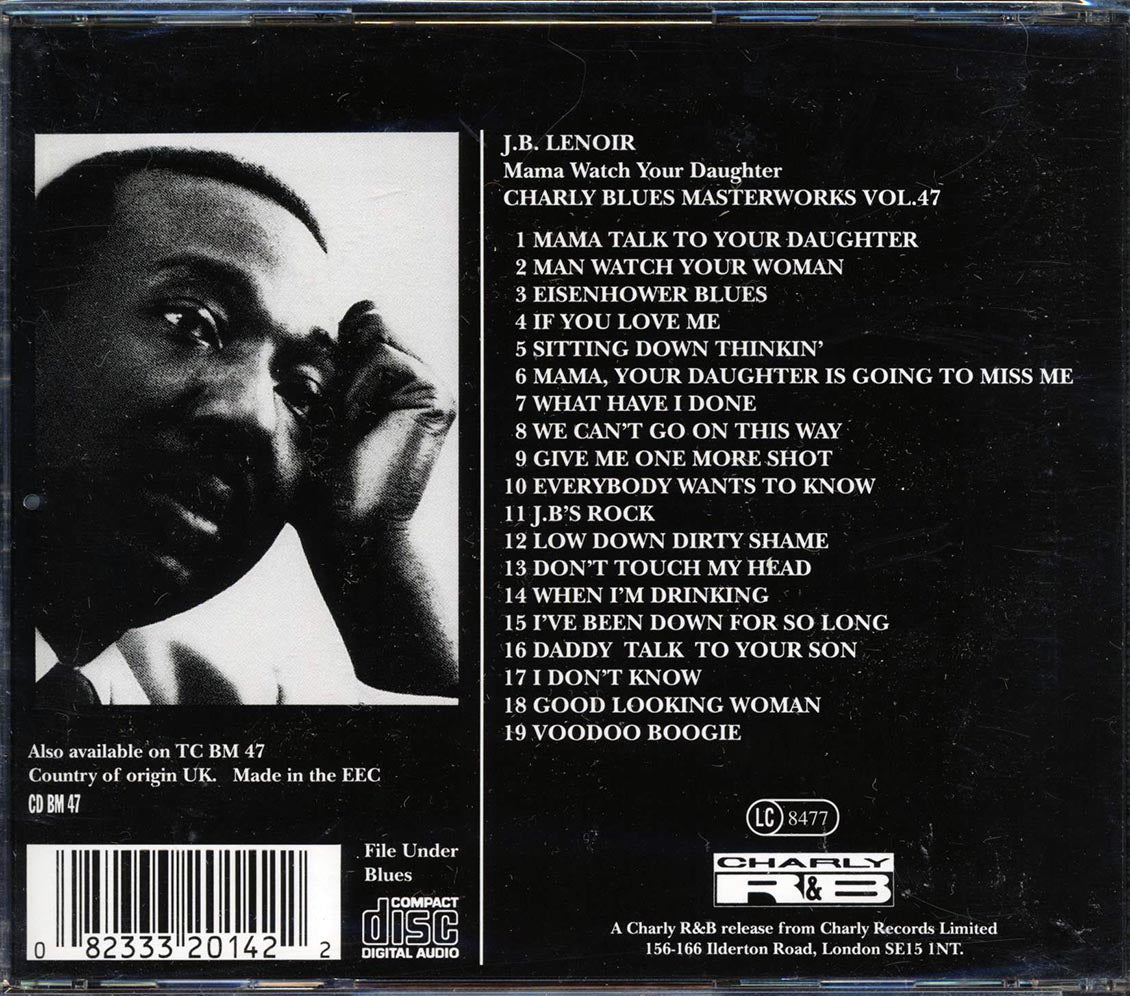 JB Lenoir - Mama Watch Your Daughter - CD, CD