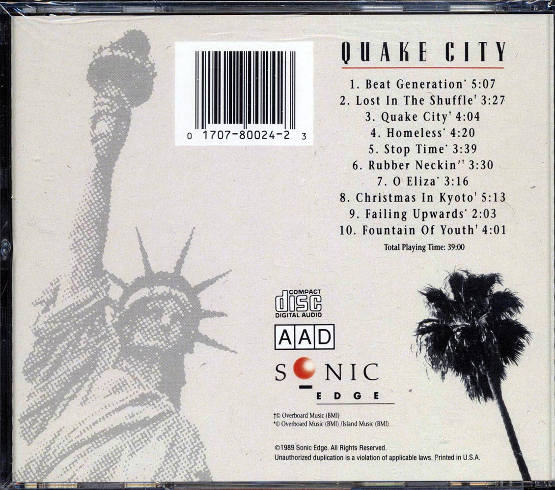 Robert Kraft - Quake City - CD, CD