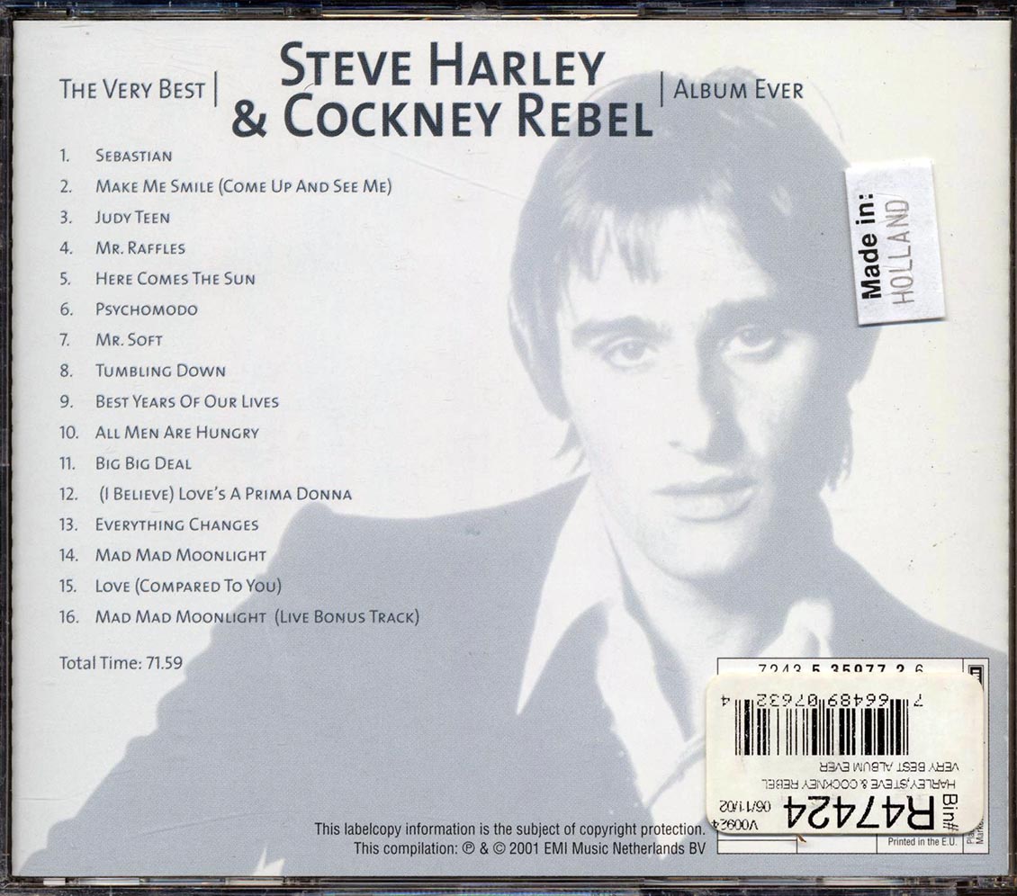 Steve Harley & Cockney Rebel - The Very Best Steve Harley & Cockney Rebel Album - CD, CD