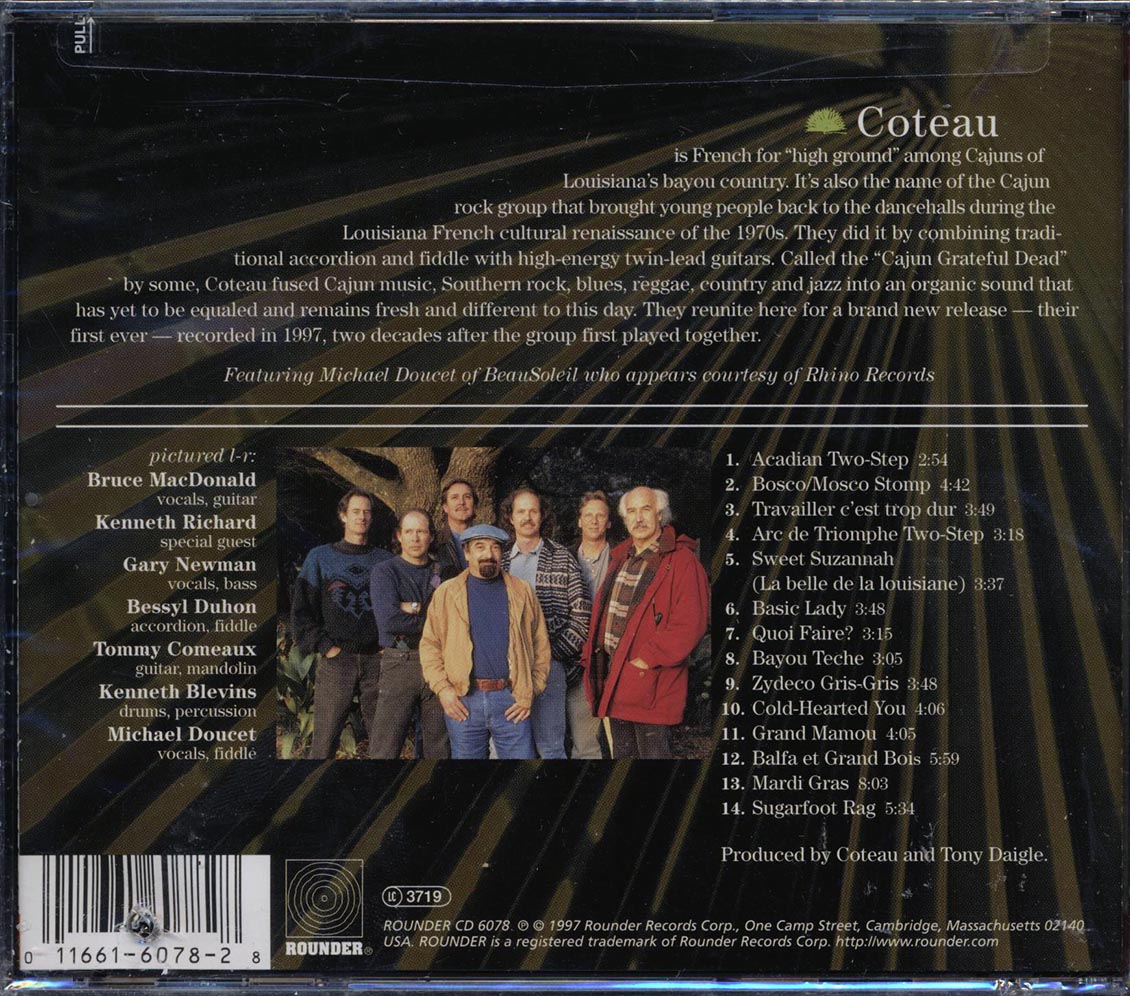 Coteau - Highly Seasoned Cajun Music (marked/ltd stock) - CD, CD