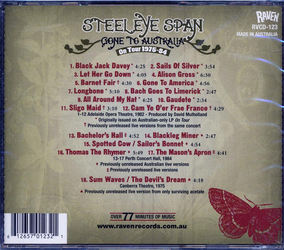 Steeleye Span - Gone To Australia: On Tour 1975-84 - CD, CD