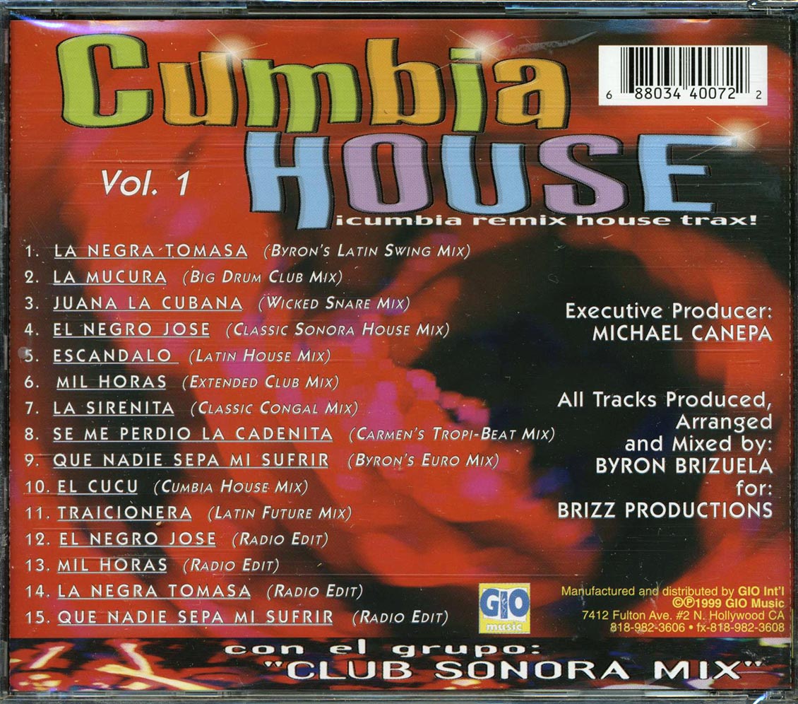Club Sonora Mix - Cumbia House: Cumbia Remix House Trax - CD, CD