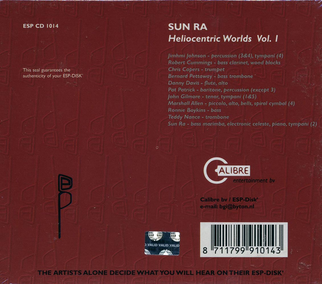 Sun Ra - The Heliocentric Worlds Of Sun Ra Volume 1 - CD, CD