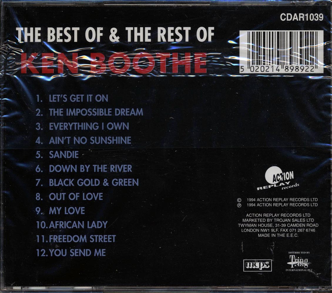 Ken Boothe - The Best Of & The Rest Of Ken Boothe - CD, CD