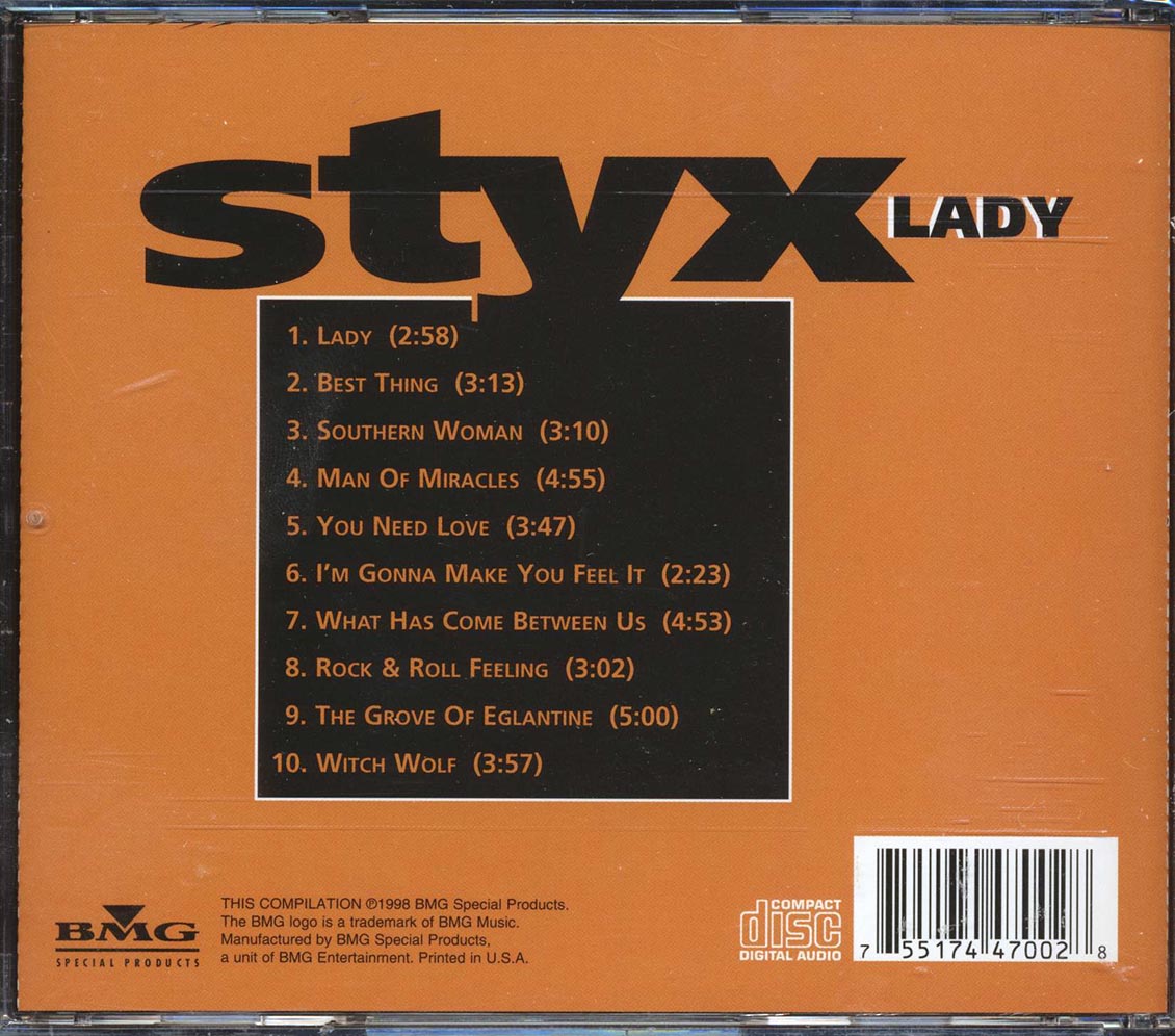 Styx - Lady: The Encore Collection - CD, CD