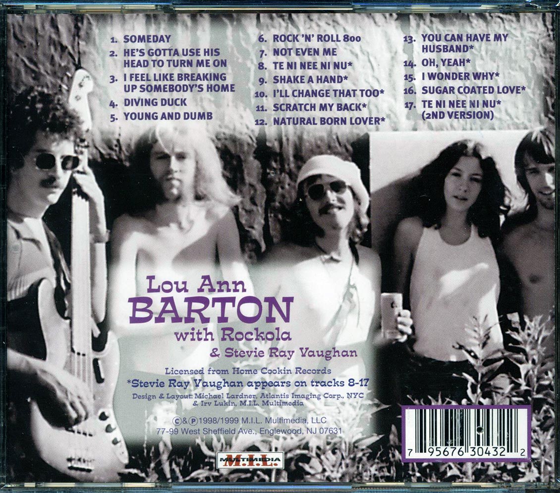 Lou Ann Barton, Rockola, Stevie Ray Vaughan - Sugar Coated Love - CD, CD