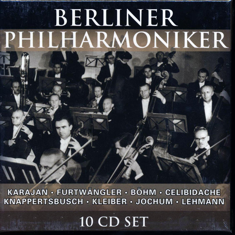 Berliner Philharmoniker - Karajan; Furtwangler; Bohm; Celibidache; Knappertsbusch; Kleiber; Jochum; Lehmann (10xCD) (box set) - CD
