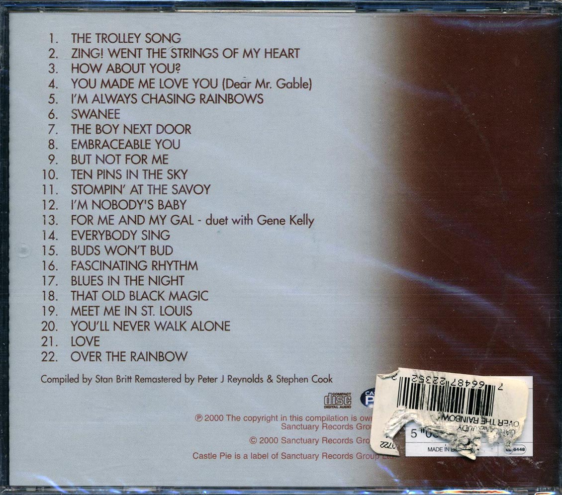 Judy Garland - Over The Rainbow (22 tracks) - CD, CD