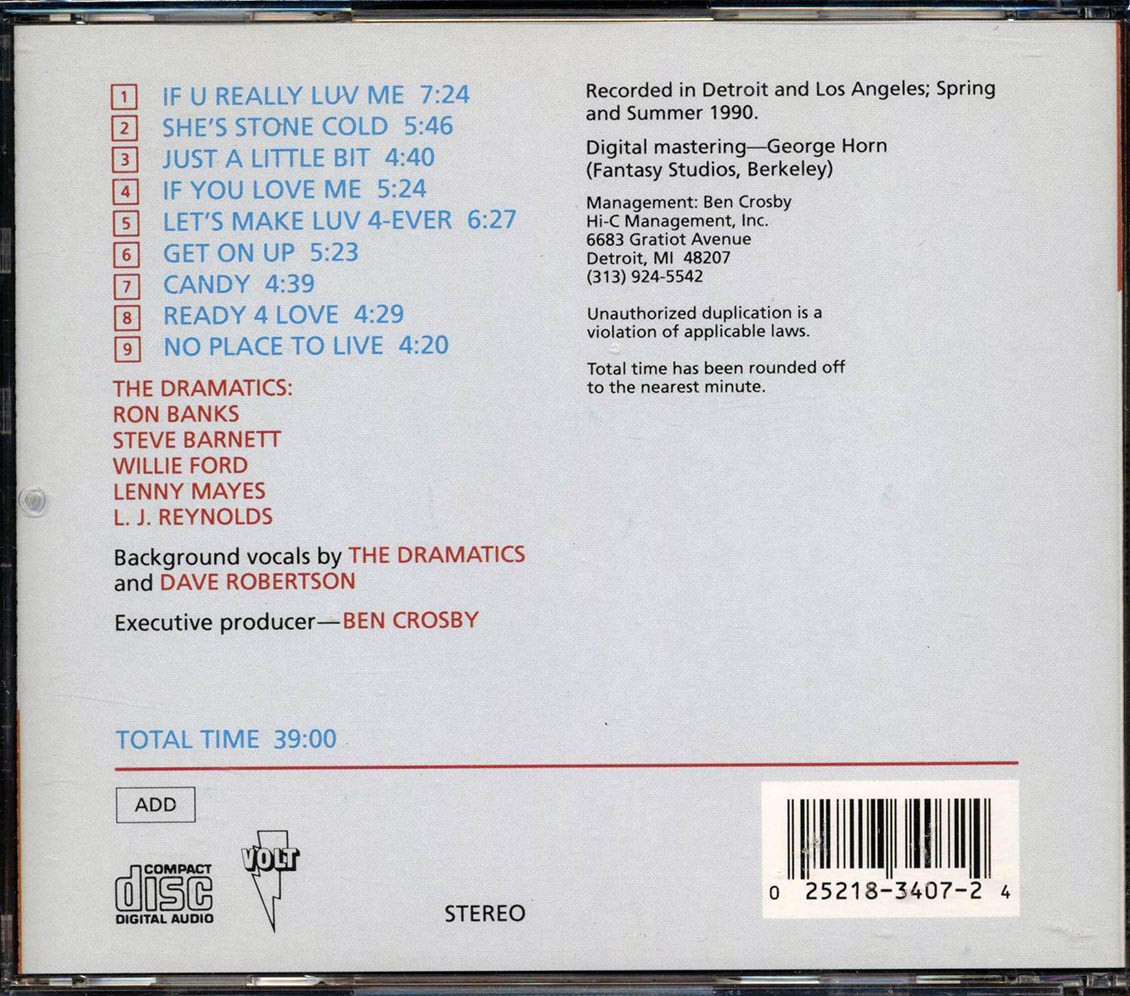 The Dramatics - Stone Cold - CD, CD