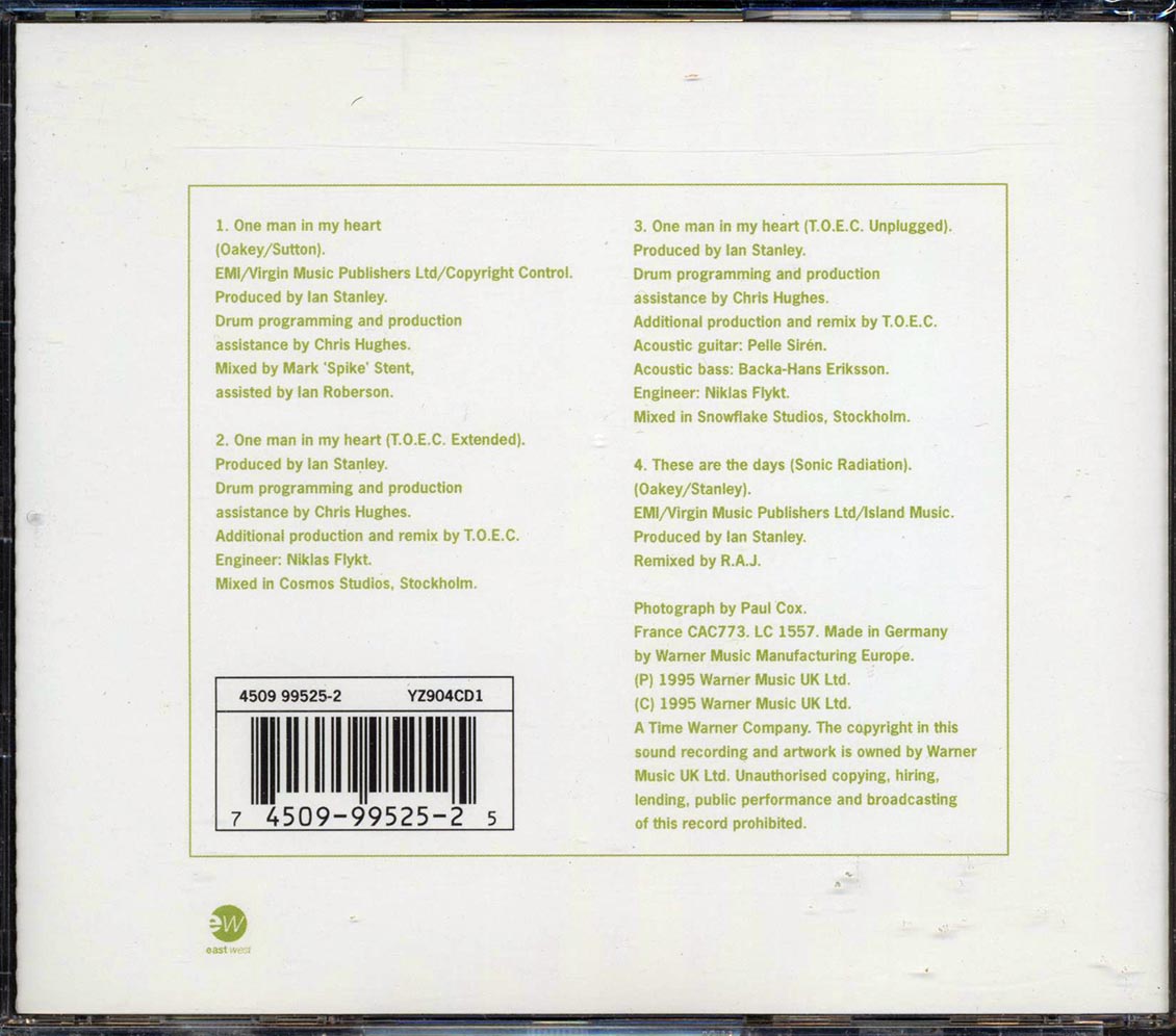 The Human League - One Man In My Heart - CD, CD