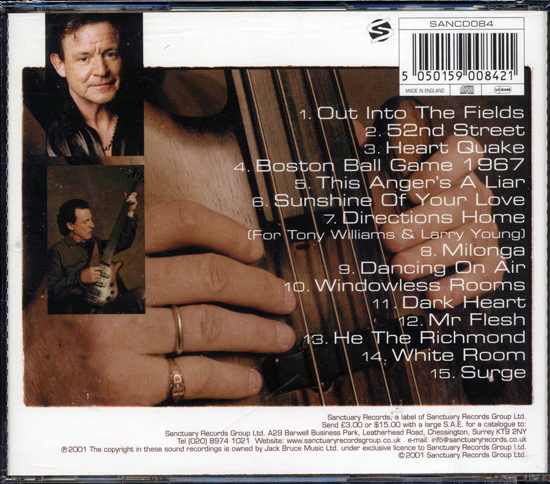 Jack Bruce - Shadows In The Air - CD, CD