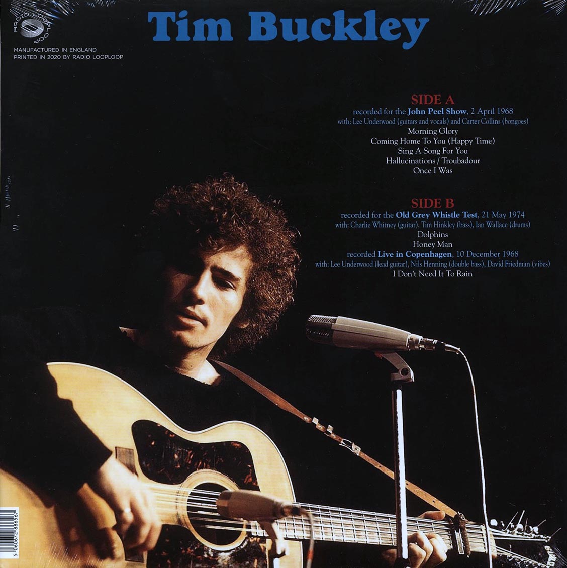 Tim Buckley - Tim Buckley (John Peel Show 1968, Old Grey Whistle Test 1974, Live In Copenhagen 1968) - Vinyl LP, LP