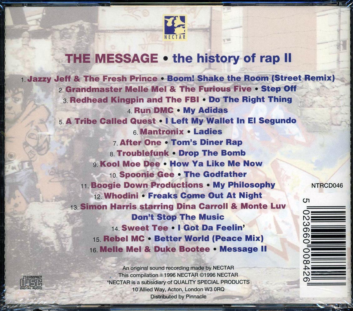 Grandmaster Flash, Run DMC, DJ Jazzy Jeff, Etc. - The Message: The History Of Rap II - CD, CD