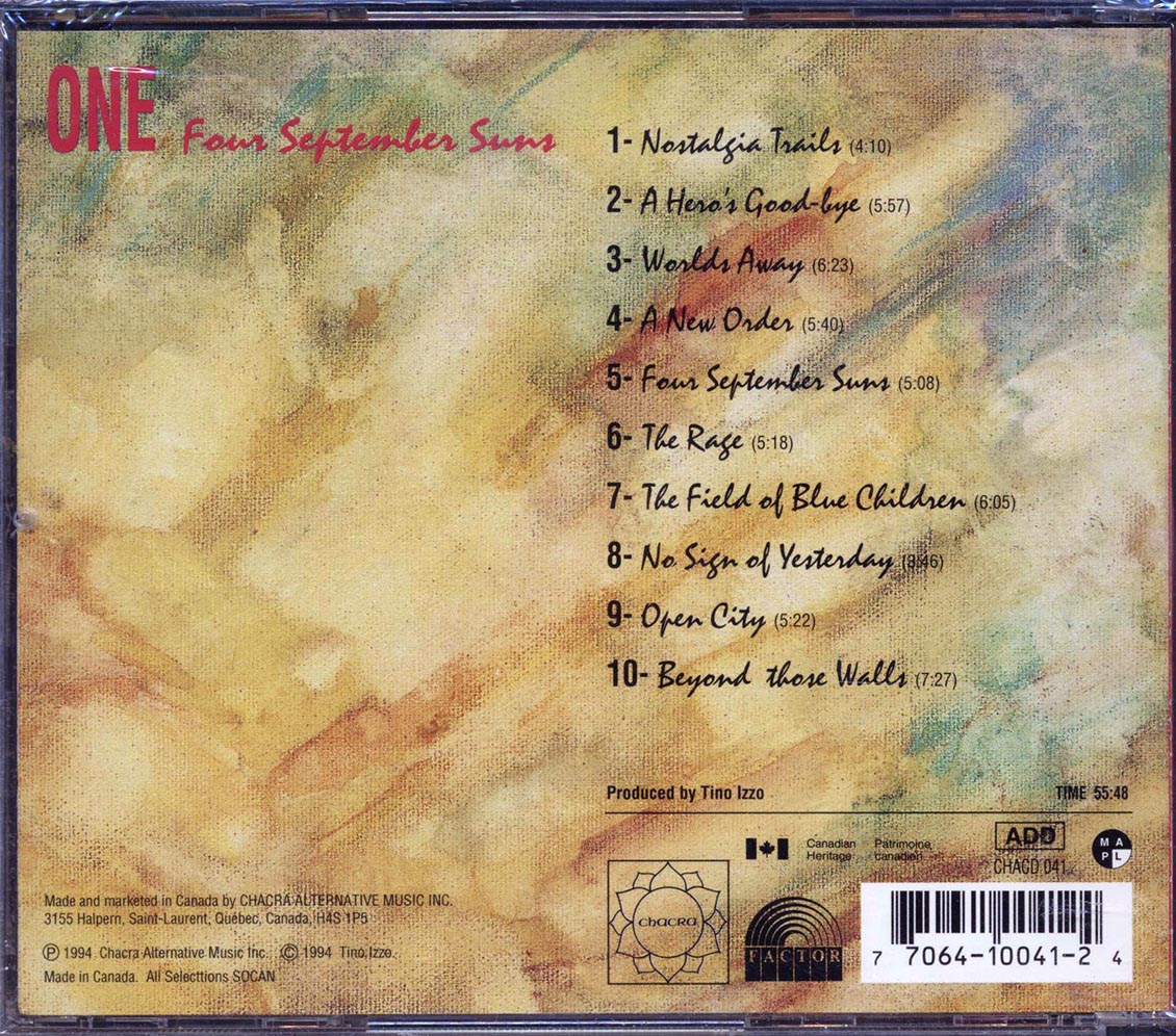 One - Four September Suns - CD, CD