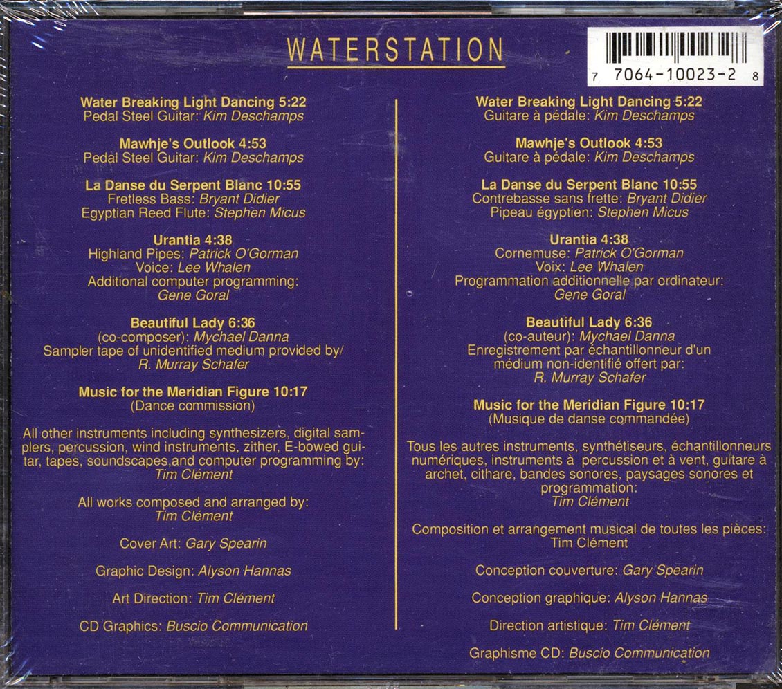 Tim Clement - Waterstation - CD, CD