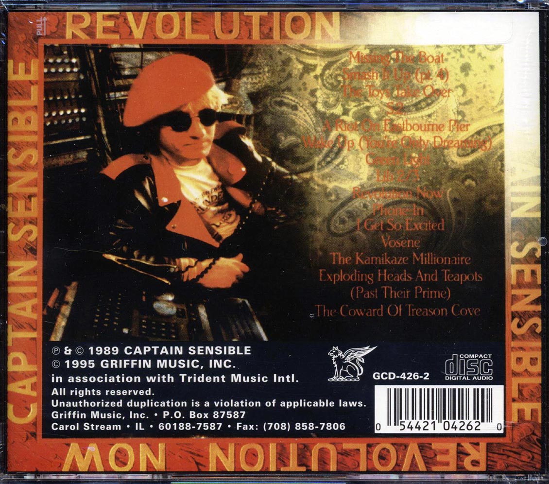 Captain Sensible - Revolution Now - CD, CD