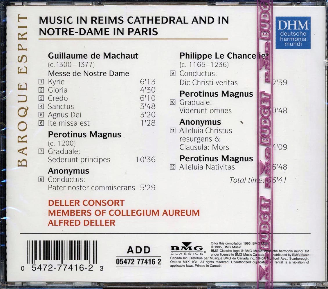 Various - Music In Reims Cathedral And In Notre-Dame De Paris - CD, CD