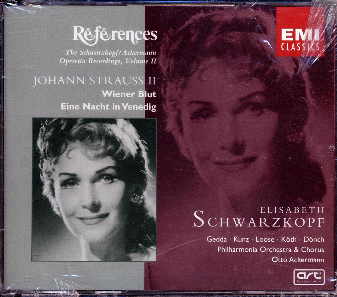 Johann Strauss Jr., Elisabeth Schwarzkopf, Nicolai Gedda, Etc. - References (2xCD) - CD