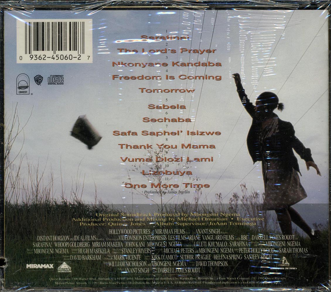 Mbongeni Ngema - Music From The Motion Picture Sarafina! The Sound Of Freedom - CD, CD