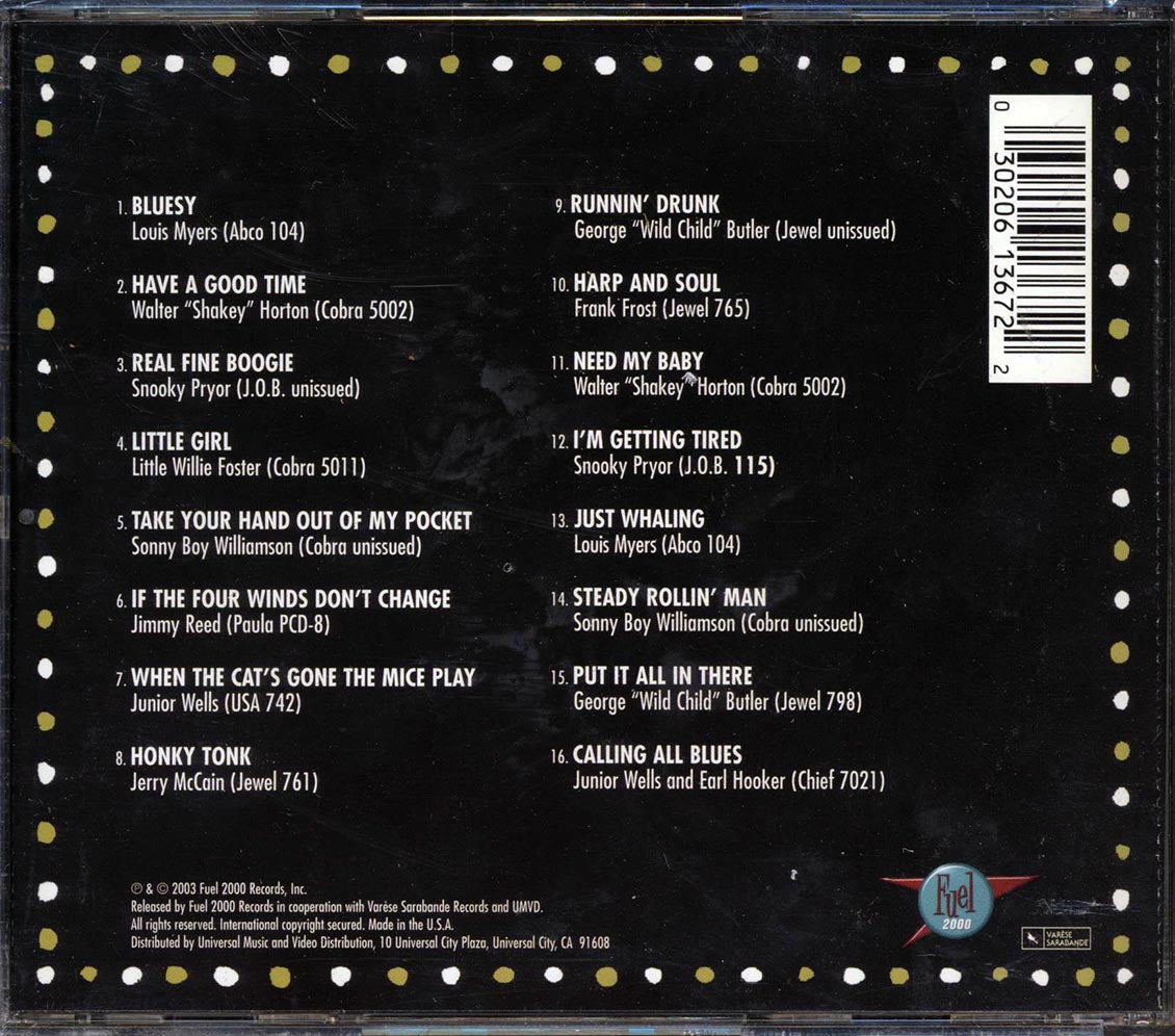 Louis Myers, Snooky Pryor, Little Willie Foster, Etc. - Blues Harp Heroes - CD, CD