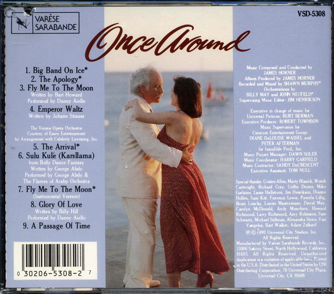 James Horner - Once Around: Original Motion Picture Soundtrack - CD, CD