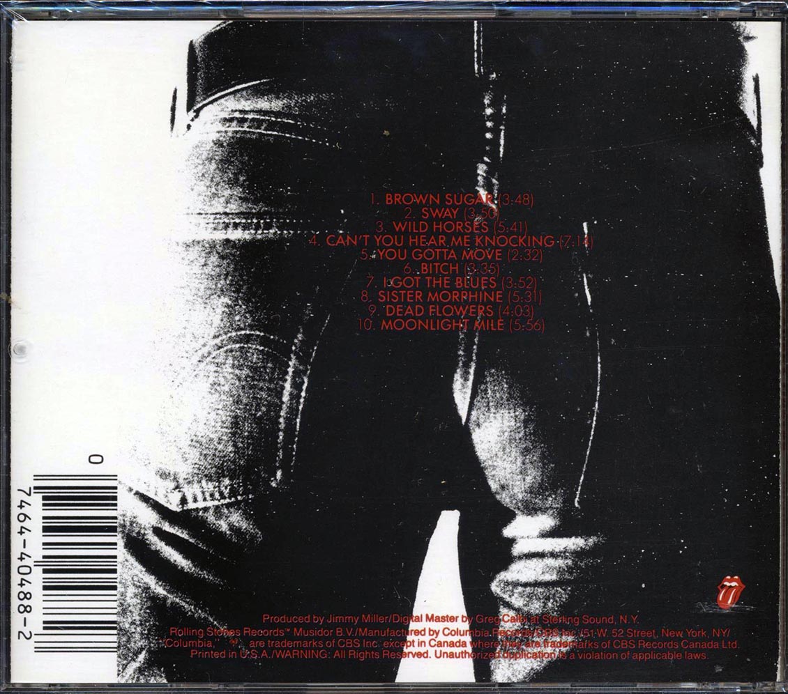 The Rolling Stones - Sticky Fingers - CD, CD