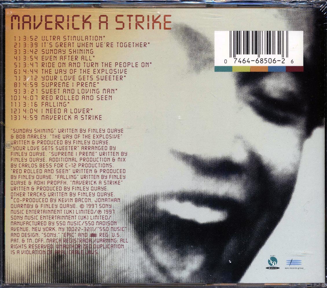 Finley Quaye - Maverick A Strike - CD, CD