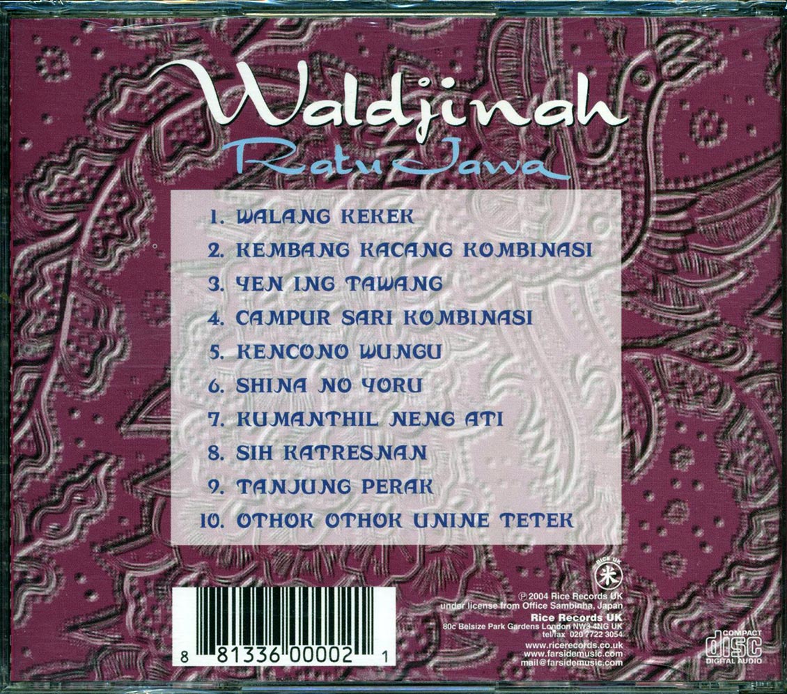 Waldjinah - Ratu Jawa - CD, CD