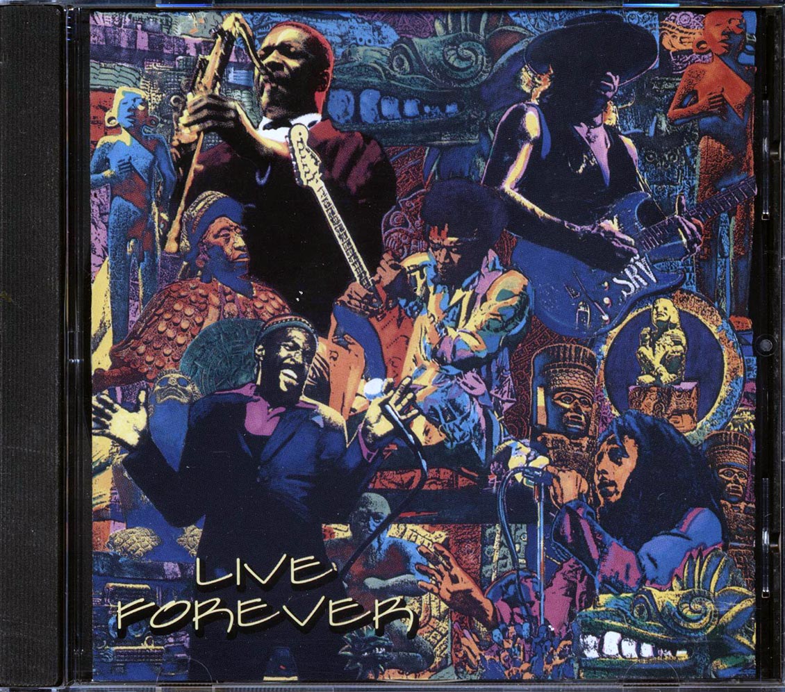 Jimi Hendrix, Marvin Gaye, Bob Marley, Stevie Ray Vaughan, John Coltrane - Sacred Sources 1: Live Forever (marked/ltd stock) - CD