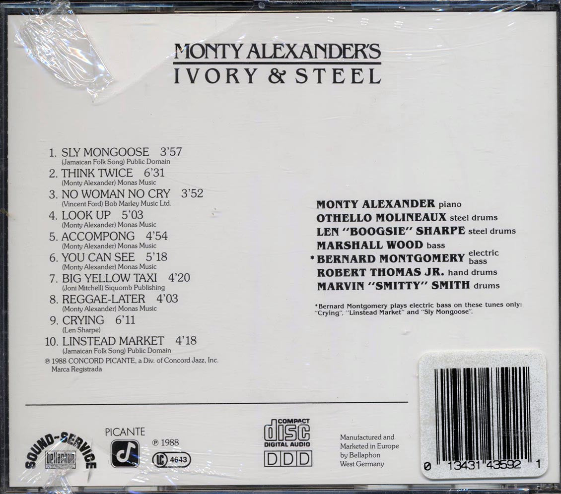 Monty Alexander, Ivory & Steel - Jamboree - CD, CD
