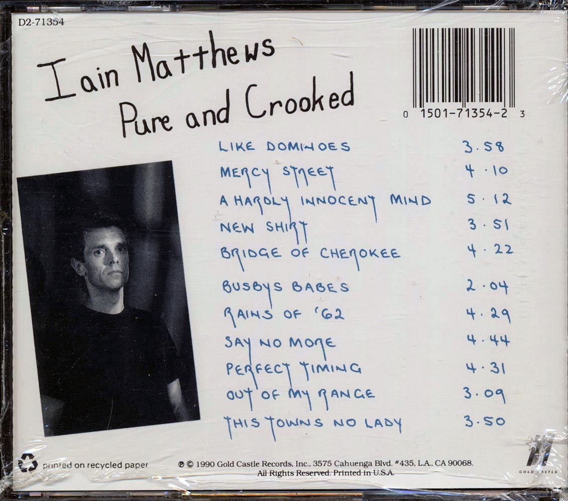 Ian Matthews - Pure And Crooked - CD, CD
