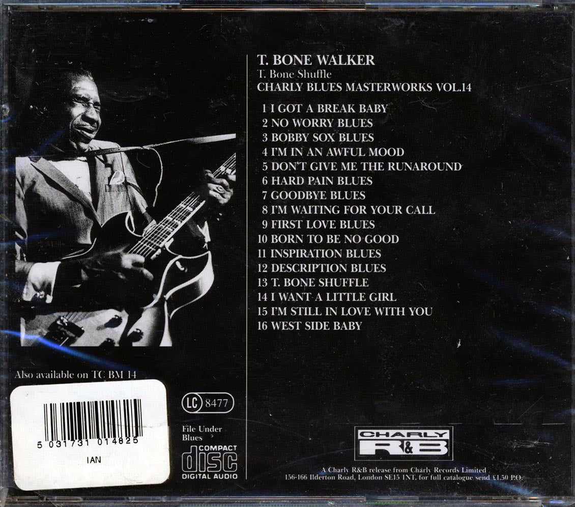 T-Bone Walker - T. Bone Shuffle: Charly Blues Masterworks Volume 14 - CD, CD