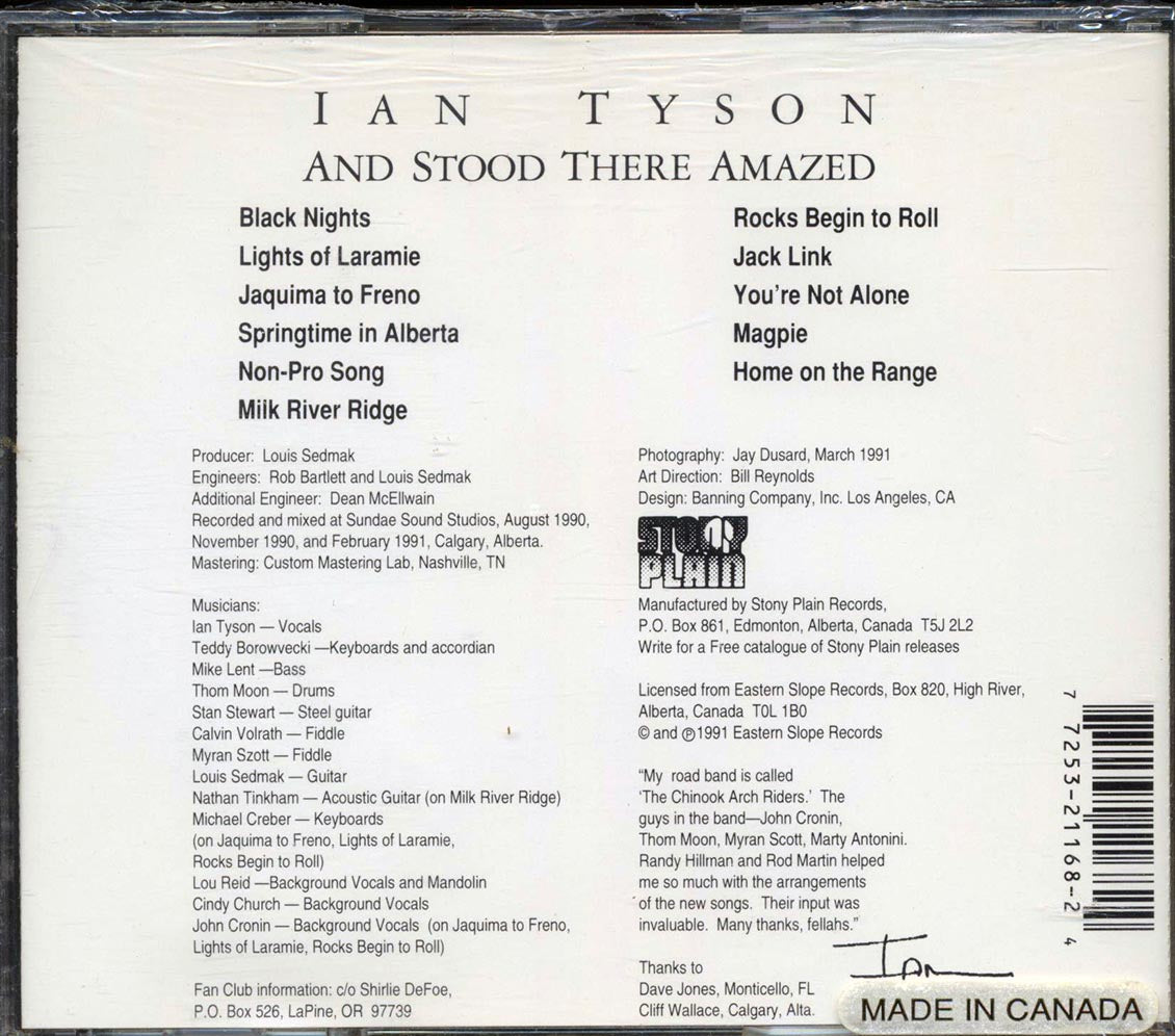 Ian Tyson - And Stood There Amazed - CD, CD